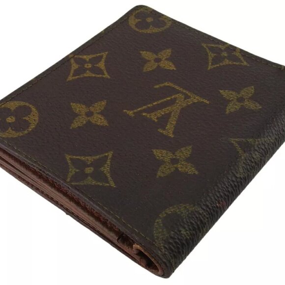 Louis Vuitton Two-folded wallet monogram beige monogram canvas used T19001 - Picture 9 of 10